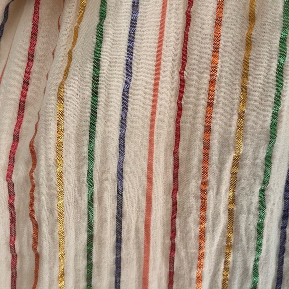 Striped V-Neck Summer Dress - Picture 3 of 4